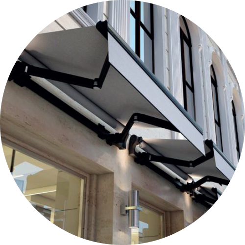 store d'ombrage exterieur