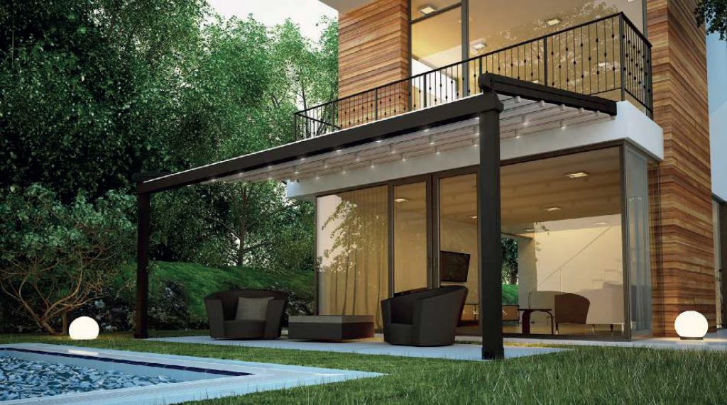 pergola avec piliers